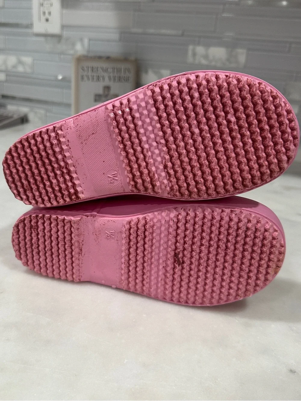 Title: Member’s Mark Pink Bow Toddler Rain Boots Size 11/12 NWT